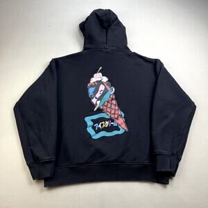 Icecream Hoodie Sweatshirt Adult Small Black Colour Billionaire Boys Club BBC